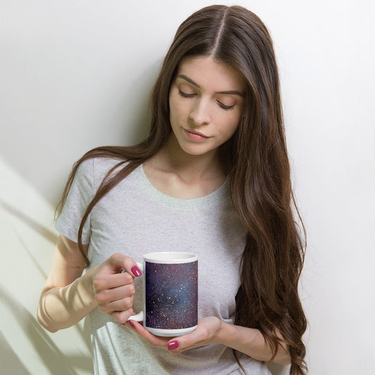 Starlit Quiet – Night Sky Ritual Mug A starry companion for your evening tea. - Seraphic Mindscape
