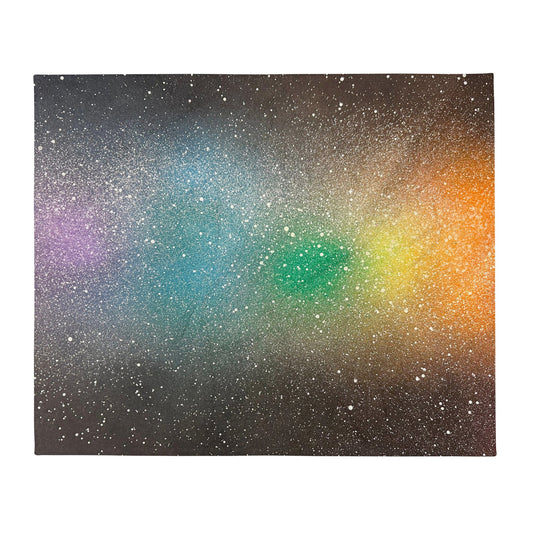 Aurora Quiet – Rainbow Dreamfield Blanket Wrap yourself in a soft, starry aurora. - Seraphic Mindscape