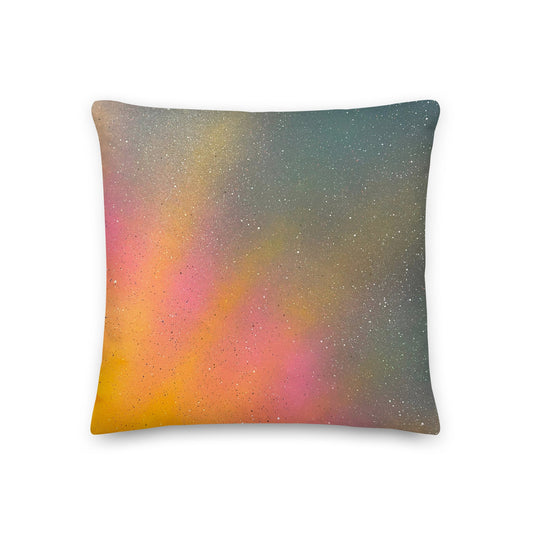 Dawn Quiet – Horizon Pillow A soft sunrise glow for your bed or reading chair. - Seraphic Mindscape