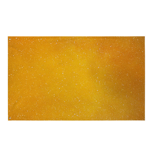 Golden Quiet – Dreamfield Wall Flag - Seraphic Mindscape