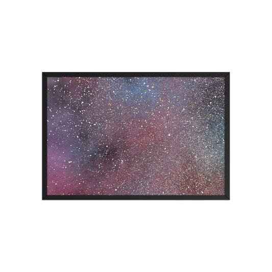 Starlit Quiet – Dreamfield Sleep Art Print A soft cosmic sky to fall asleep under. - Seraphic Mindscape