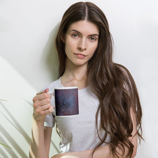 Starlit Quiet – Night Sky Ritual Mug A starry companion for your evening tea. - Seraphic Mindscape